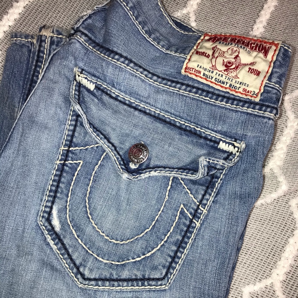 Men’s True religion jeans, Size 38, boot cut